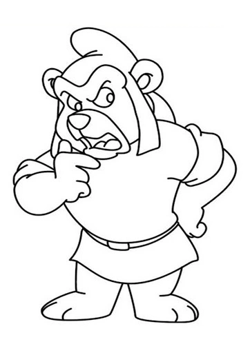 Kolorowanka mówiący Grafi